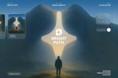 BrightPath AI – Education Logo & Branding